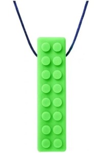 Gryzak na sznurku w kształcie klocka- ŚREDNI STOPIEŃ TWARDOŚCI